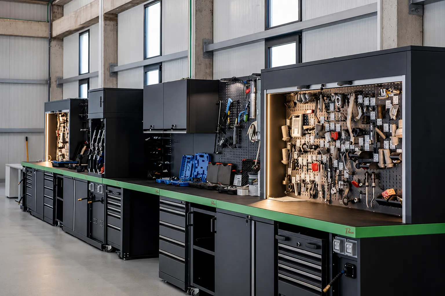 Fully equipped D.A.J.M.I. service workshop
